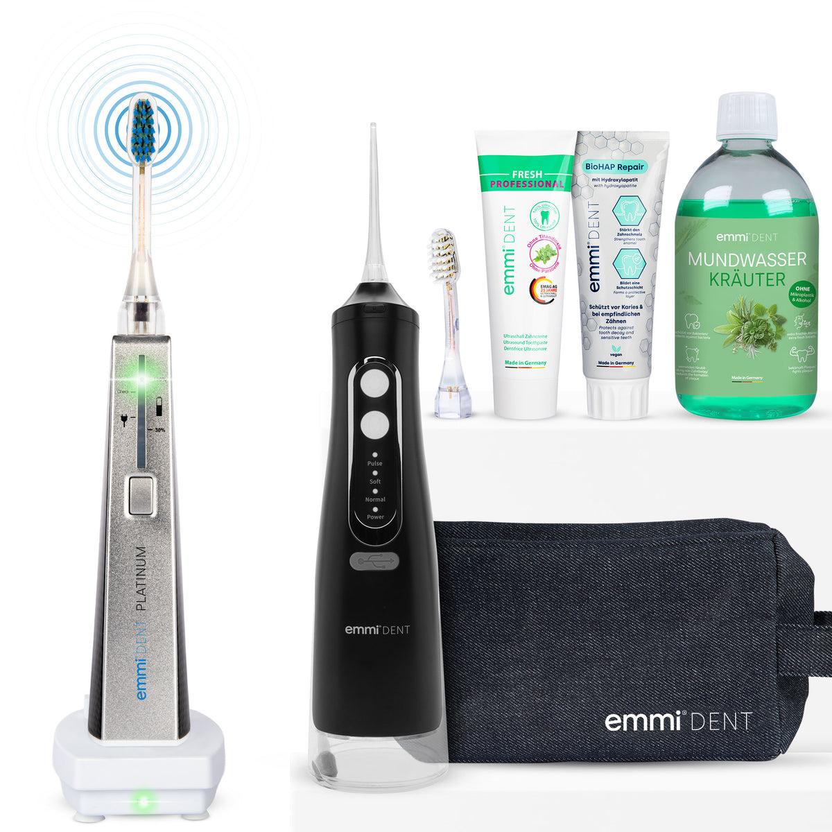 Set Gengive Sensibili Spazzolino Elettrico a Ultrasuoni Platinum