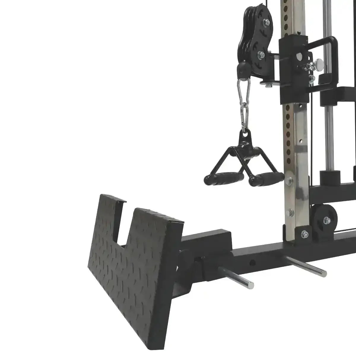 Force USA G3 Upgrade Kit components, including the lat pulldown seat and low row footplate.