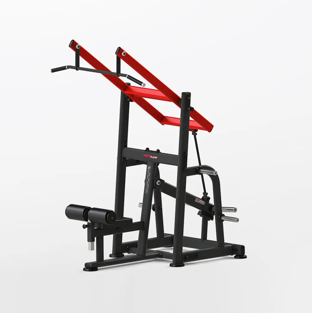 MaxPump A7007 Classic Wide Pulldown Latzugmaschine plate-loaded