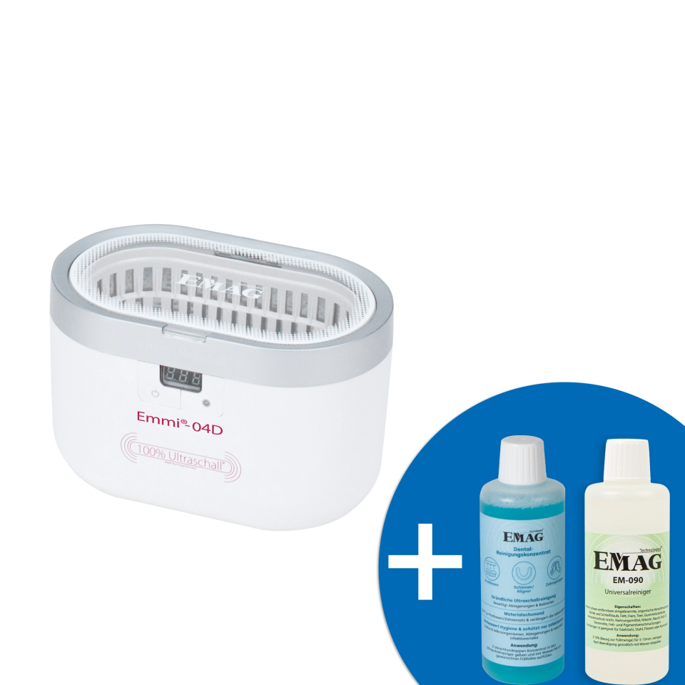04D Ultraschallreiniger + Dental-Reinigungskonzentrat 100ml