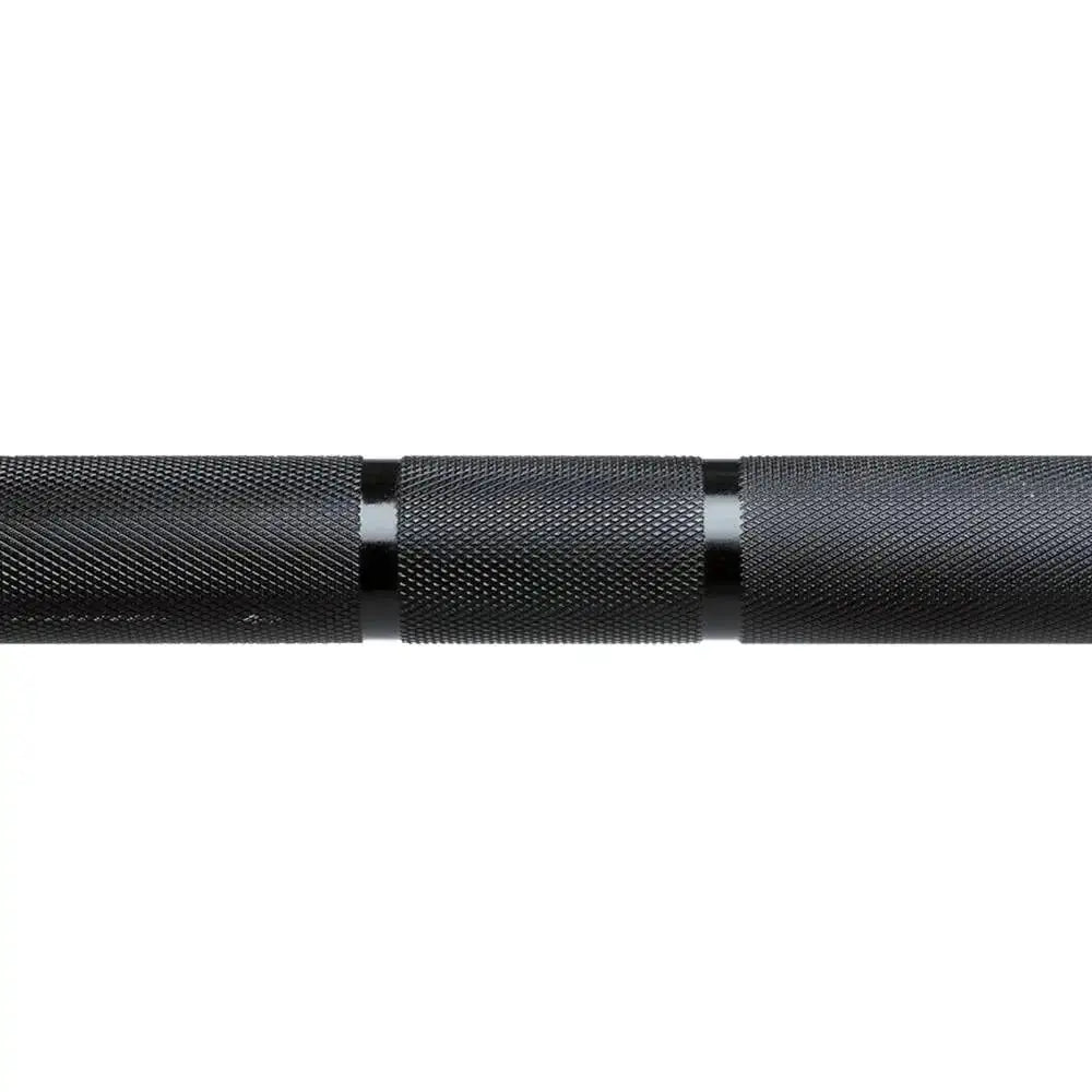 Force USA Ranger Olympia Langhantel V2, Detail der schwarzen Rändelung in der Griffzone