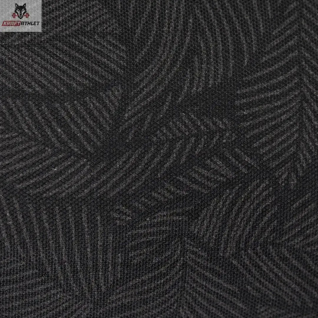 tiguar Bolster Graphit Yogakissen, Detail des gemusterten Graphitstoffs