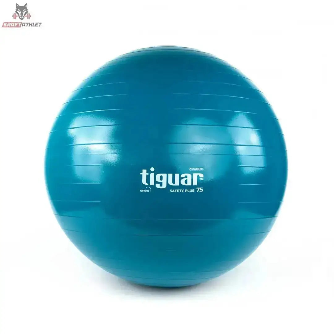 tiguar Safety Plus Ball 65 cm Lila Gymnastikball, Farbvariante Petrol in der Frontansicht