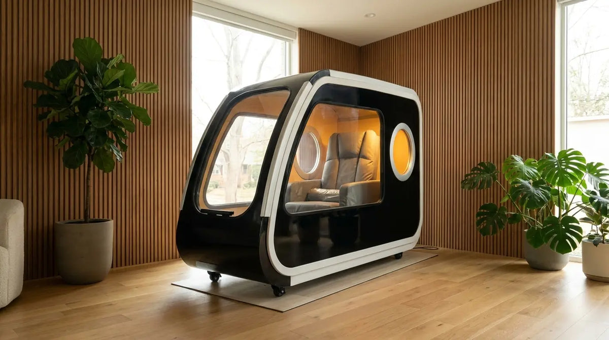 ProReset Camera iperbarica Vista con tre finestre panoramiche in una clinica Premium-Longevity