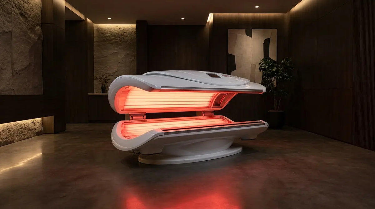ProReset Rotlichttherapiebett in einer Wellness-Klinik
