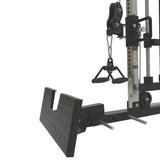 Force USA G3 Upgrade Kit components, including the lat pulldown seat and low row footplate.
