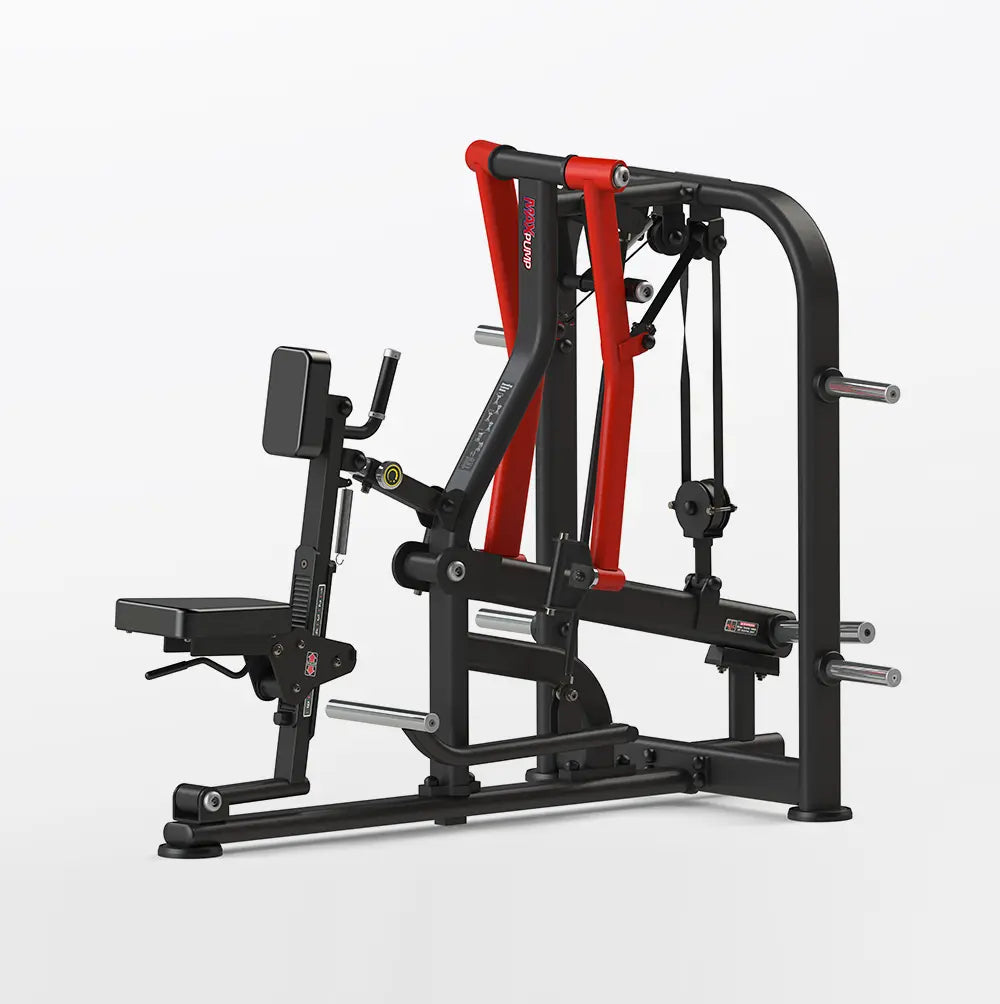 MaxPump A7014 Seated ISO Low Row Rowing Machine
