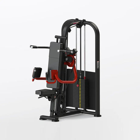 MaxPump A7020 Superset con sollevamento laterale da seduti e pressa per spalle – Macchina per le spalle