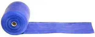 MoVeS MSD Tape Blau, blaue Bandrolle mit abgerolltem Stück in Schrägansicht