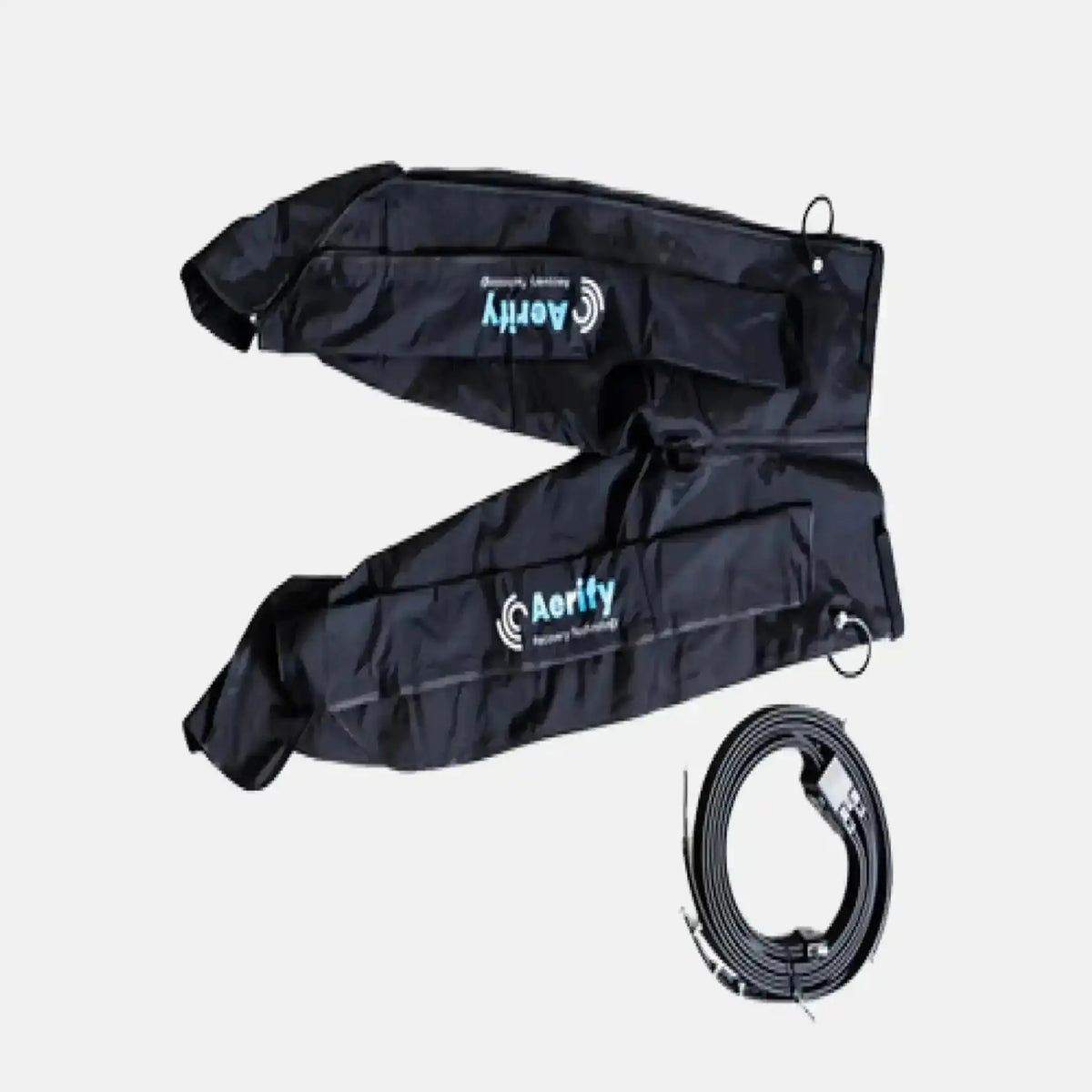 Aerify Pants Attachment für Charge in Schwarz, beide Hosenbeine mit Logo und Anschlussschlauch