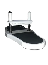 Body & Exercise Foot Corrector aus Holz in Frontansicht mit Griffbügel und Federn, weiß