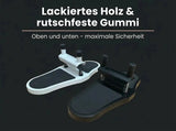 Body & Exercise Foot Corrector aus Holz als Grafik zu lackiertem Holz und rutschfestem Gummi