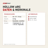 Technische Daten und Merkmale von Elina Pilates Hollow Arc als Tabelle