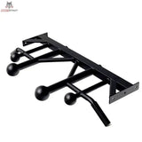 Force USA MyRack Chin-Up Option 2 Globe Grip, Schrägansicht mit vier kugelförmigen Griffen