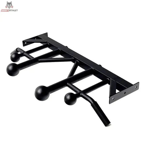 Force USA MyRack Chin-Up Option 2 Globe Grip, Schrägansicht mit vier kugelförmigen Griffen