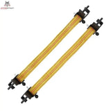 Force USA MyRack Safety Option 4 Safety Slings, beide gelben Gurte mit schwarzen Endhalterungen im Paar