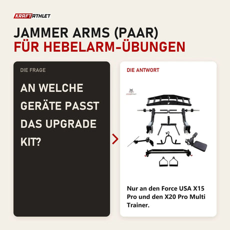 Frage und Antwort zu Force USA X15 & X20 Pro Upgrade Kit: An welche Geräte passt das Upgrade Kit?