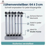Hegren Stability Bar für den TALMA 62 als Grafik zur stufenlosen Höhenverstellung