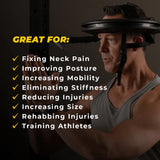 Iron Neck Strength Bundle Nackentrainer-Set, Nahaufnahme Geschirr-Komponenten