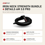 Iron Neck Strength Bundle Nackentrainer-Set: 4 Details zu Reibungsrad, AirFit-Polster, Pumpball und Frontpolstern