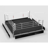 SportCom Boxring-Schürze aus Cordura für 5 x 5 m in Schrägansicht von links auf hellem Hintergrund