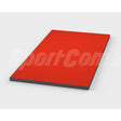 SportCom Flexi-Roll Home Mat 175 x 90 cm in Rot, Schrägansicht der ausgerollten Matte von oben