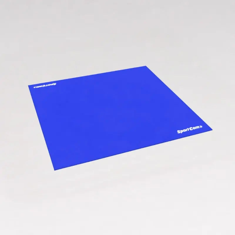 SportCom Flexi-Roll Mattenfläche für Boxringe in Blau, größte Variante, Schrägansicht