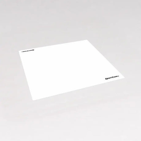 SportCom Flexi-Roll Mattenfläche für Boxringe in Weiß, ausgerollt, Schrägansicht