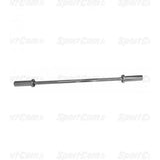 SportCom Hantelstange von Sveltus, Variante 175 cm, Seitenansicht verchromt
