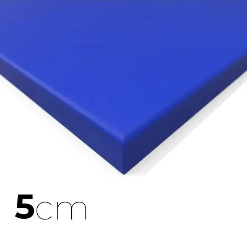 SportCom MMA-Tatami Glattfinish 1 × 1 m, 4 cm, rutschfeste Unterseite, Eckansicht der blauen Matte, 2 × 1 m, zweite Aufnahme