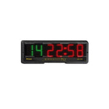 SportCom Multi-Timer von Favero als Tischversion, Frontansicht der LED-Anzeige