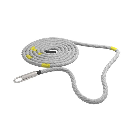 tiguar 4RACE Battle Rope mit Haken in Schrägansicht, Seil in Schlaufen gelegt mit Haken vorn