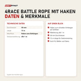 Technische Daten und Merkmale von tiguar 4RACE Battle Rope mit Haken als Tabelle