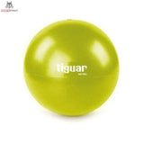 tiguar Easyball Olive Pilatesball 23 cm in Olivgrün mit weißem Logo, Vorderansicht