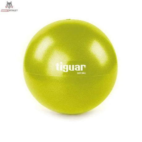 tiguar Easyball Olive Pilatesball 23 cm in Olivgrün mit weißem Logo, Vorderansicht