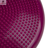 Detail vom tiguar Air Disc Balancekissen Lila: Noppen am Rand der Oberfläche in Nahaufnahme