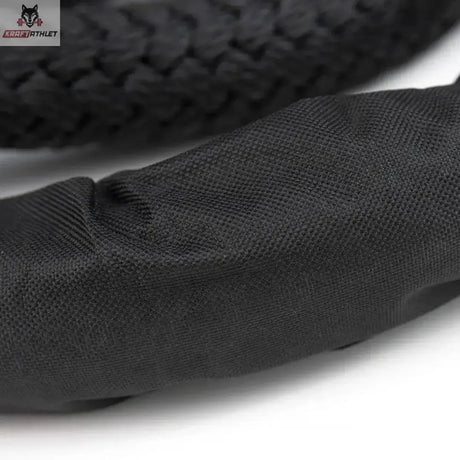 tiguar Battle Rope V2 Trainingsseil, Detail der schwarzen Nylon-Schutzhülle um die Seilmitte