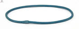 tiguar Body Tube Grau Tubing, Stärke mittel in Marine: marineblauer Gummischlauch-Ring in Draufsicht