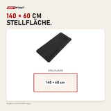 Maßbild tiguar Comfort Matte V2 140 cm: Stellfläche 140 × 60 cm