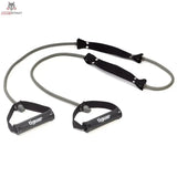 tiguar Double Tube 2.0 Grau Tubing mit Griffen, Variante schwer in Grau, ausgelegt mit beiden Griffen