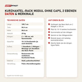 Technische Daten und Merkmale von tiguar Kurzhantel-Rack Modul ohne Caps, 2 Ebenen als Tabelle