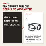 Frage und Antwort zu tiguar Matten-Tragegurt Graphit: Für welche Matte ist der Gurt gedacht?