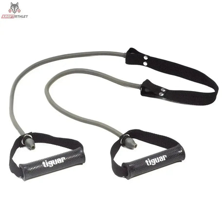 tiguar Mega Tube 2.0 Grau Tubing mit Griffen, Variante schwer in Grau, ausgelegt mit beiden Griffen