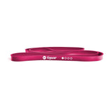 tiguar Power Band GT I Widerstandsband Lila, flach liegend als geschlossene Schlaufe mit Logo-Aufdruck