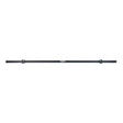 tiguar Power Gym Hantelstange 28 mm V2 in Schwarz, Seitenansicht der ganzen Stange