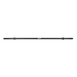 tiguar Power Gym Hantelstange 28 mm V2 in Schwarz, Seitenansicht der ganzen Stange