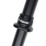 tiguar Powergym Fitness-Langhantel-Set v2 im Detail: Stangenring mit Logo