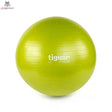 tiguar Safety Plus Ball 65 cm Lila Gymnastikball, Farbvariante Limettengrün in der Frontansicht