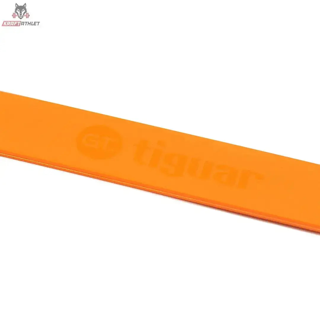 tiguar Speed Ladder 6er-Set V2, Detail der orangefarbenen Sprosse mit eingeprägtem Logo
