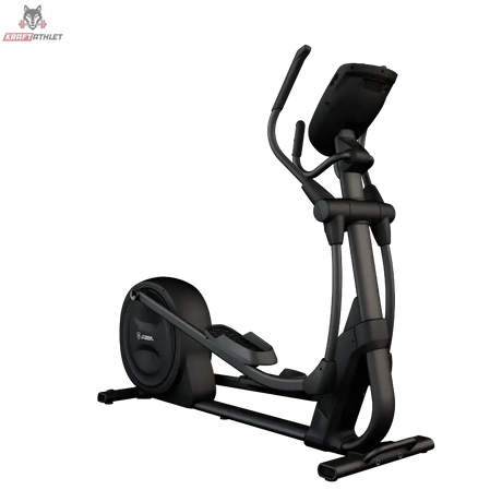 Titanium Strength CT2000 Crosstrainer Pro Series in Schrägansicht von vorne vor schwarzem Hintergrund